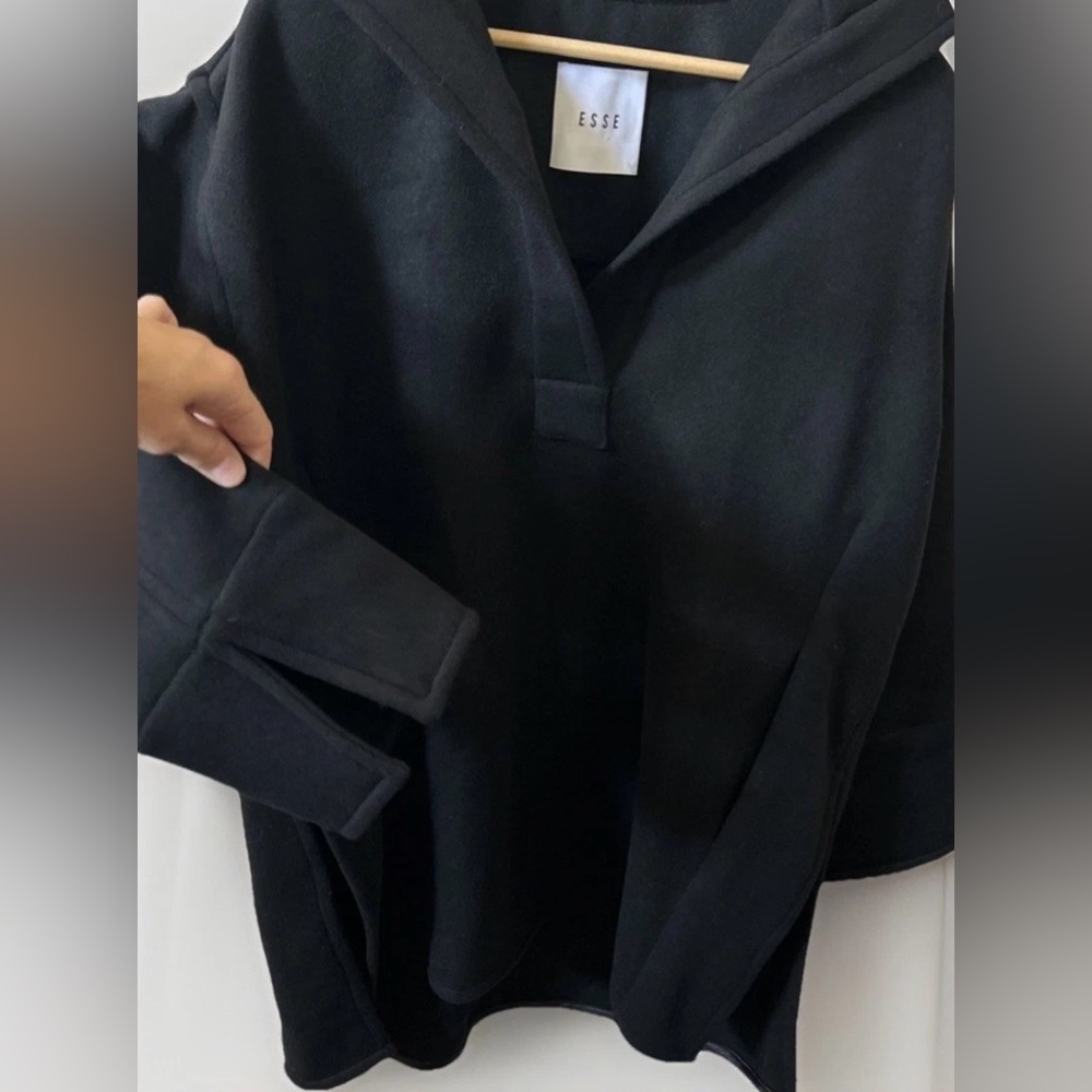 Esse Studios Us 4 Classico Pullover Black Wool Bl… - image 5